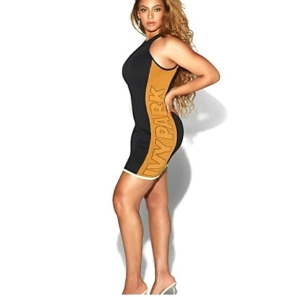 IVY Park x Adidas Originals Knit Logo Dress Black/ Mesa Sz 1X NWT - Picture 1 of 7